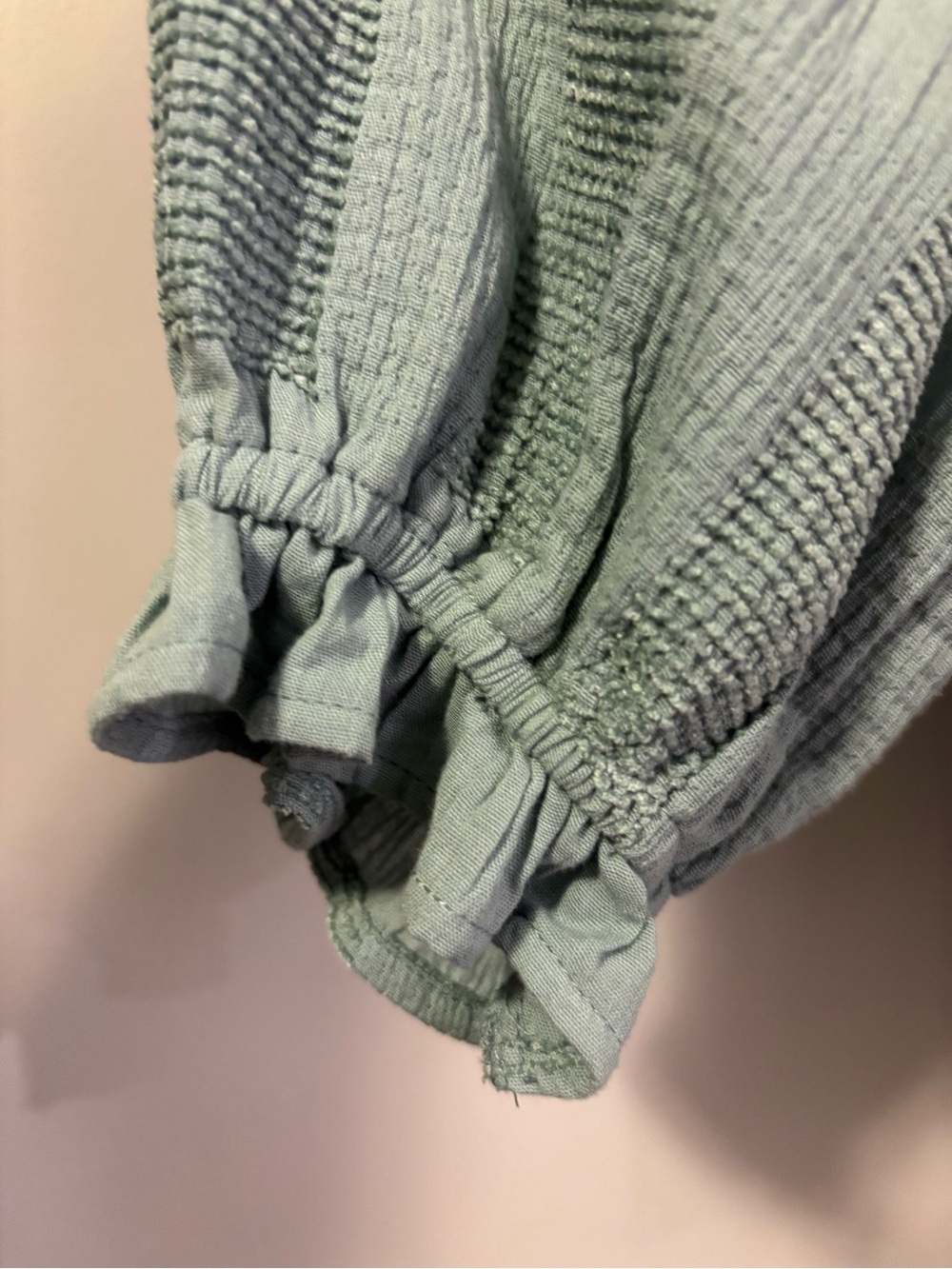 Umgee Sage Green Textured Tunic Top - Picture 5 of 6